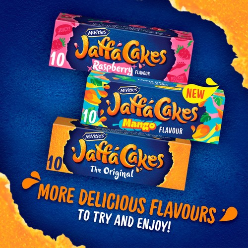 Mcvitie's Jaffa Cakes Raspberry Flavour 10 Cakes 