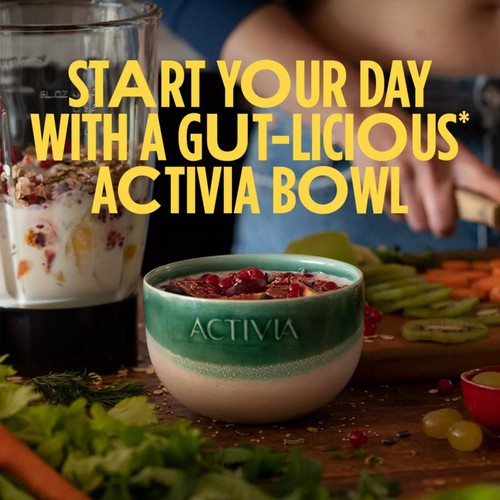 Activia Rhubarb, Prune, Blueberry and Berries Multipack Yoghurt 8 x 115g