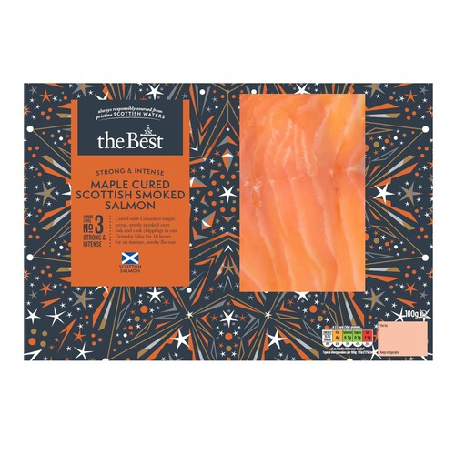 Morrisons The Best Strong & Intense Maple Cured Scottish Smoked Salmon 