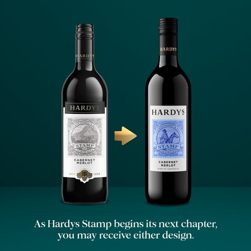 Hardys Stamp Cabernet Merlot Red Wine
