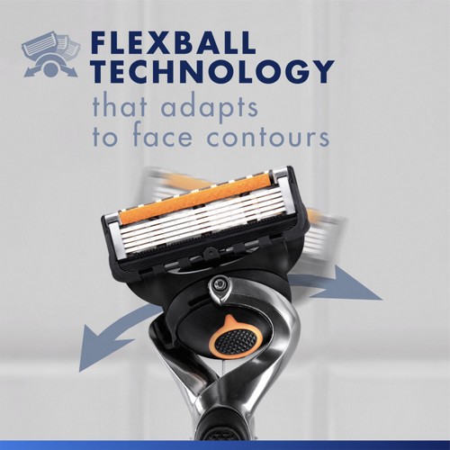 Rasoir Manuel Gillette Fusion Proglide Flexball - Avec 1 Lame, Bleu, Neuf Sous Emballage