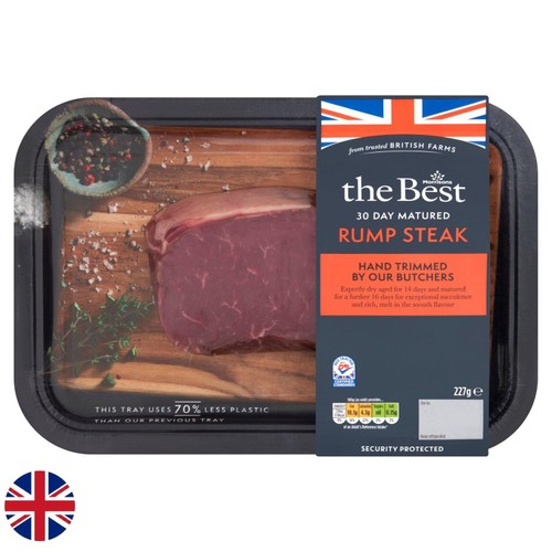 Morrisons The Best British Rump Steak 227g