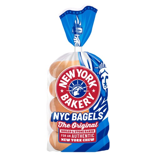 New York Bakery Co. Original Bagels 5 Pack
