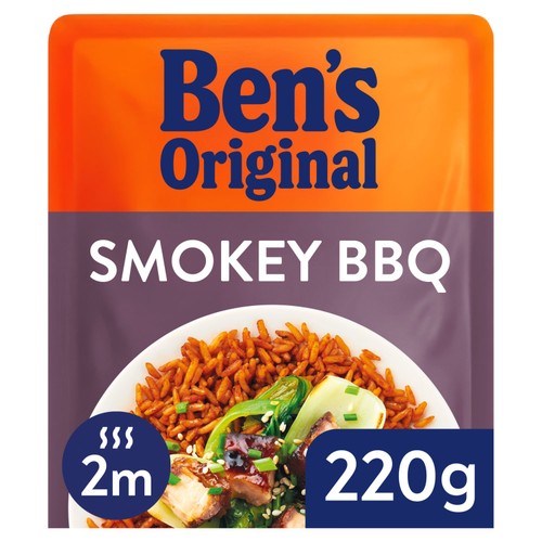 Bens Original Smokey BBQ Microwave Rice 