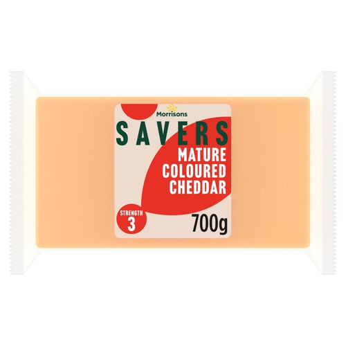 Morrisons Savers Mature Coloured Cheddar 