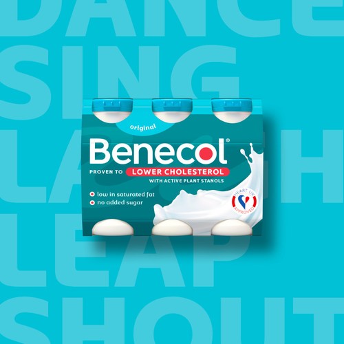 Benecol Original No Added Sugar Yogurt Drink 6 x 67.5g (405g)