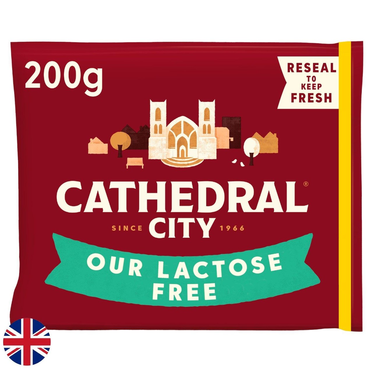 Cathedral City British Lactose Free Mature Cheddar Cheese 200g