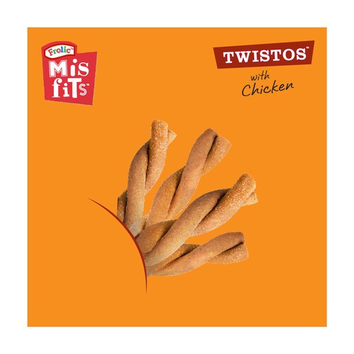 Misfits Twistos Dog Treats with Chicken