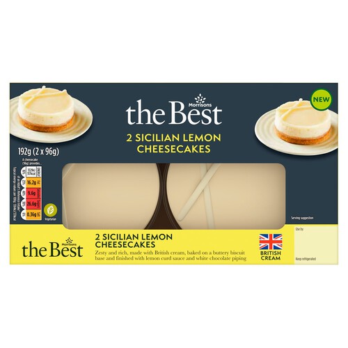 Morrisons The Best Twin Lemon Cheesecake 