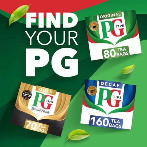 PG Tips Decaf 160 Tea Bags