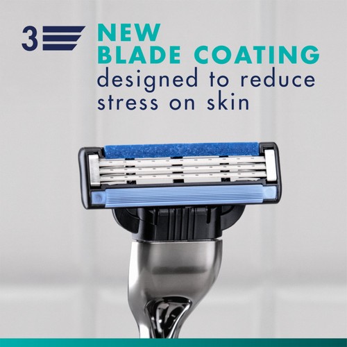 Gillette Mach 3 Razors For Men 8 Refill Razor Blades