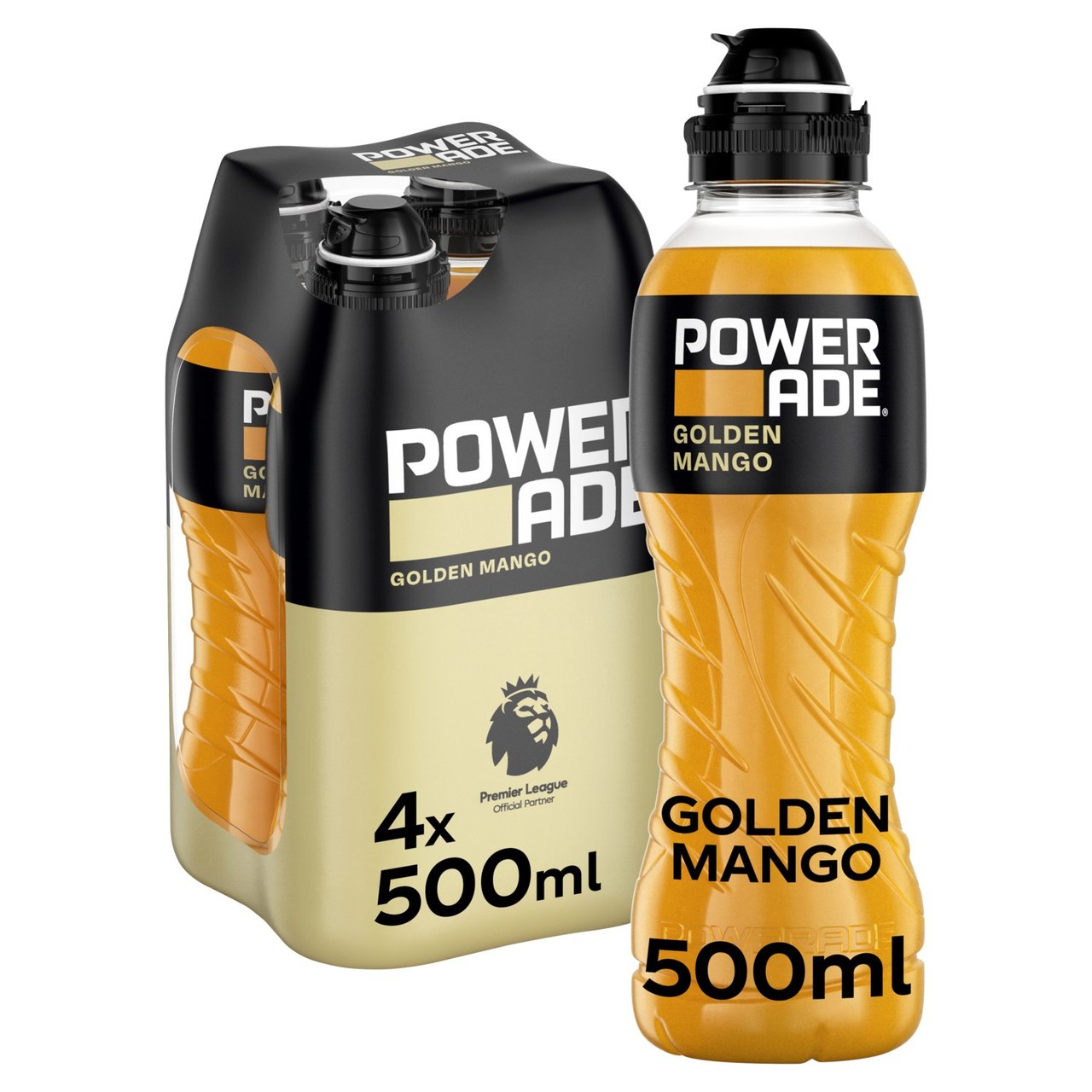 Powerade Golden Mango 4X500 ML