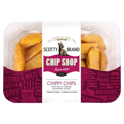 Scotty Brand Chippy Chips With Salt & Vinegar Seasoning Sachet 