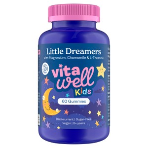 Vitawell Kids Little Dreamers 60 Blackcurrant Gummies 3+ Years