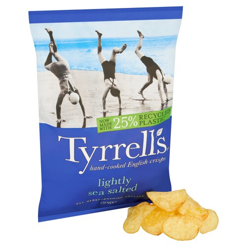 Tyrrells Lightly Sea Salted  Sharing Crisps 