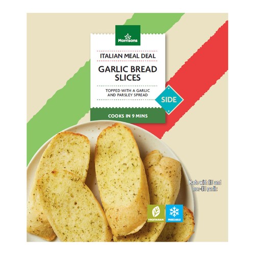 Morrisons Italian Meal Deal Garlic Bread Slices 235g