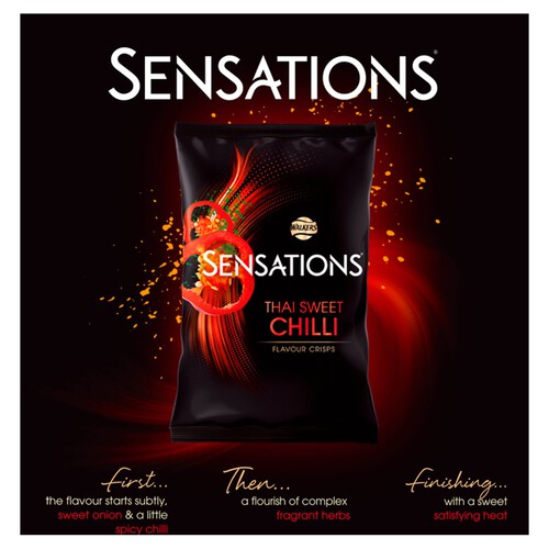 Walkers Sensations Thai Sweet Chilli Sharing Crisps