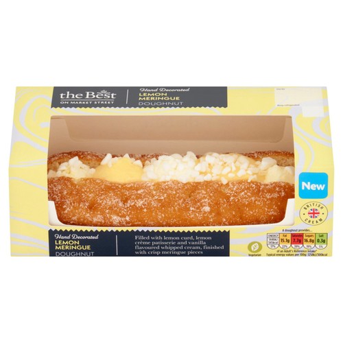 Morrisons lemon meringue doughnut