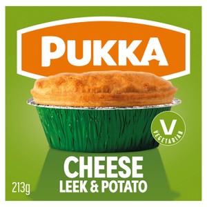 Pukka Veggie Cheese, Leek & Potato Pie
