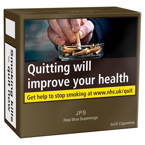 JPS Real Blue Superkings Cigarettes Multipack