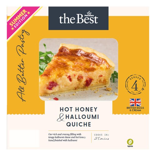 Morrisons The Best Hot Honey & Halloumi Quiche 400g
