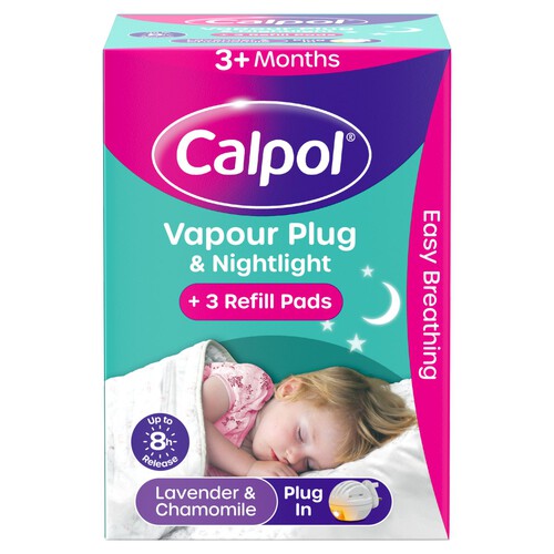 Calpol Vapour Plug Nightlight 3 Refill Pads