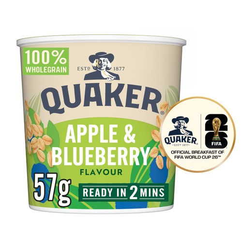 Quaker Oat So Simple Apple And Blueberry Porridge Pot