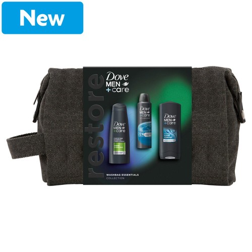 Dove Men + Care Essentials Washbag