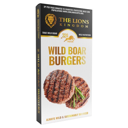 The Lions Kingdom Wild Boar Burgers 