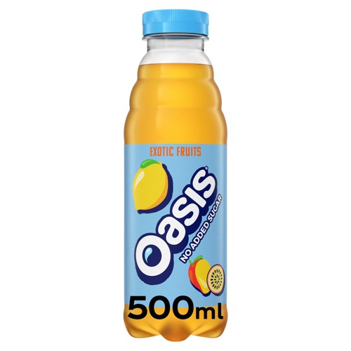 Oasis Exotic Fruits No Added Sugar  500ml