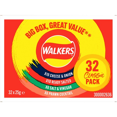 Walkers Classic Variety Multipack Crisps Box - Morrisons Online ...