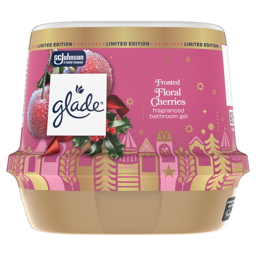 Glade Bathroom Gel Air Freshener Frosted Floral Cherries