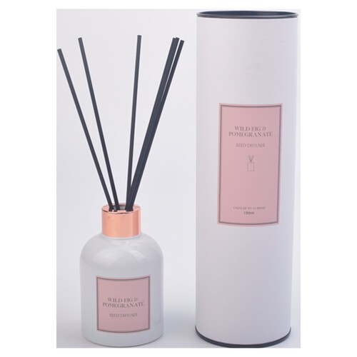 Nutmeg Home Reed Diffuser Wild Fig & Pomegranate White Tube 150ml