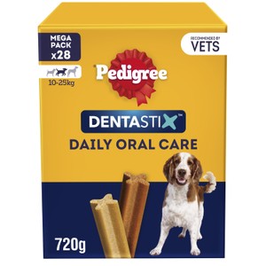 PEDIGREE® DENTASTIX™ Daily Dental Chews Medium Dog Treat 28 Sticks