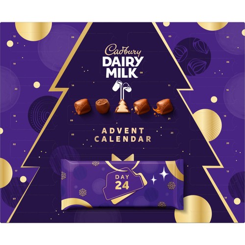 Cadbury Dairy Milk Chocolate Chunk Christmas Advent Calendar 348g