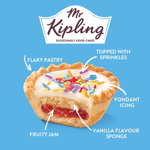Mr Kipling 4 Birthday Cake Tarts