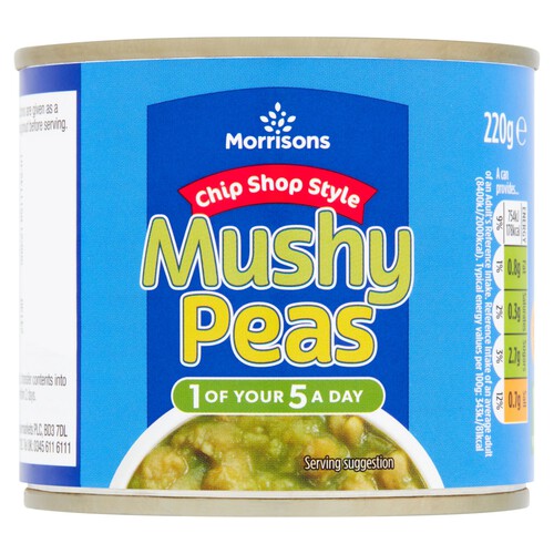 Morrisons Chip Shop Mushy Peas (220g)