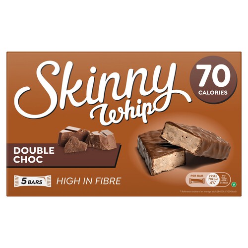 Skinny Whip Double Chocolate 5 Bars 