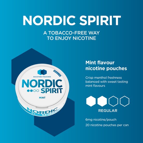 Nordic Spirit Mint Regular Nicotine Pouches