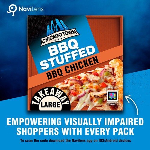 Chicago Town Takeaway Stuffed Crust BBQ Chicken Large Pizza   668g