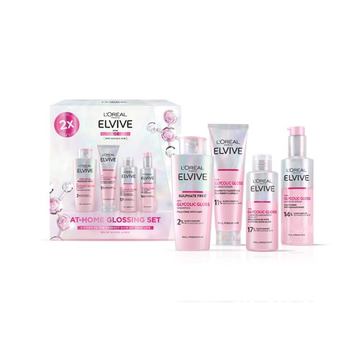 L'Oreal Elvive At Home Glossing Set