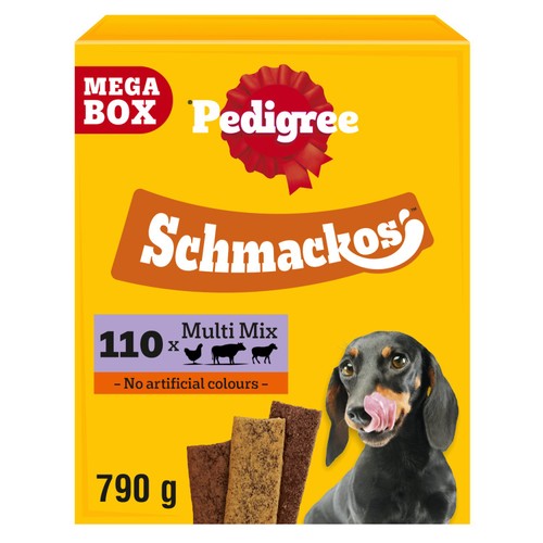 Pedigree Schmackos Adult Dog Treats Meaty Multi Mix 110 Sticks 