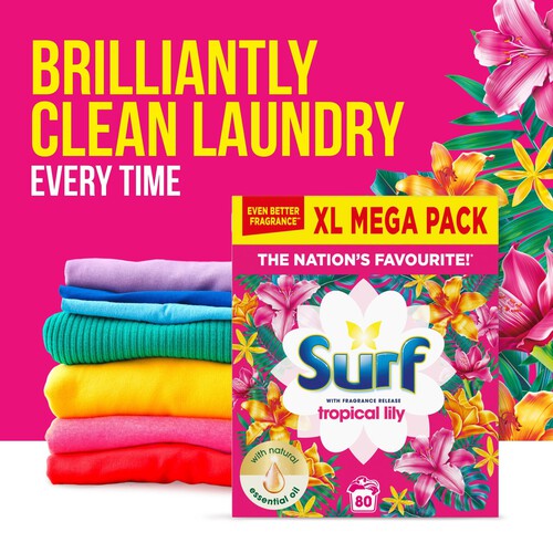 Surf Tropical Lily Washing Powder 80 Washes