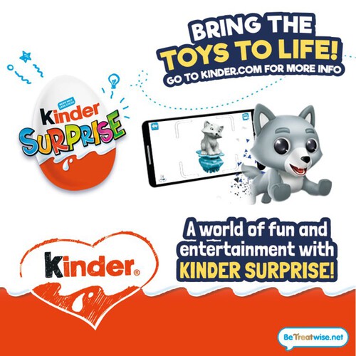 Kinder Surprise Milk Chocolate 3 Egg Multipack