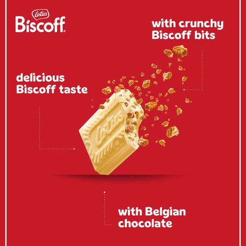 Lotus Biscoff White Chocolate With Biscoff Cream