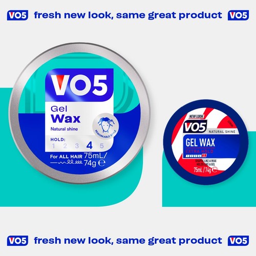  VO5 Extreme Gel Wax Extra Hold   75ml
