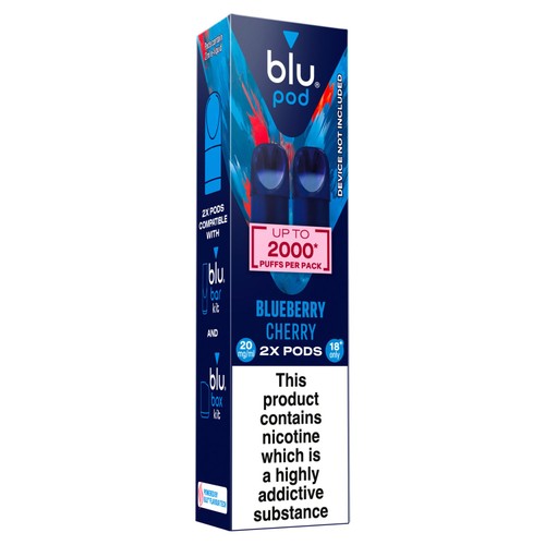 Blu Pod Blueberry Cherry 20mg/ml 2x2ml