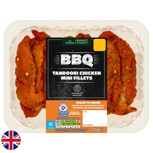 Morrisons British Tandoori Chicken Mini Fillets 305g