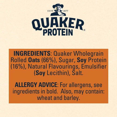 Quaker High Protein Peanut Butter Porridge Sachets Oat So Simple 