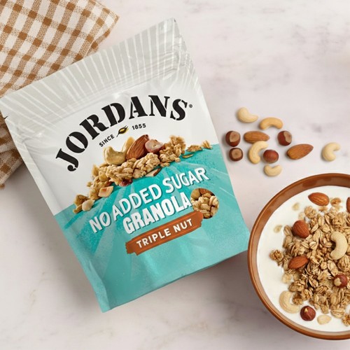 Jordans No Added Sugar Triple Nut Granola Breakfast Cereal 425g